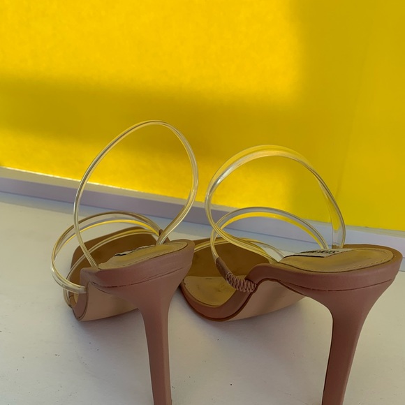 Steve Madden clear plastic heels. Worn once to a wedding. Size 7 - Picture 3 of 5